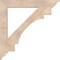 Ekena Millwork Merced Traditional Smooth Bracket, Douglas Fir, 5 1/2"W x 46"D x 46"H BKT06X46X46MRC01SDF - alternate 2